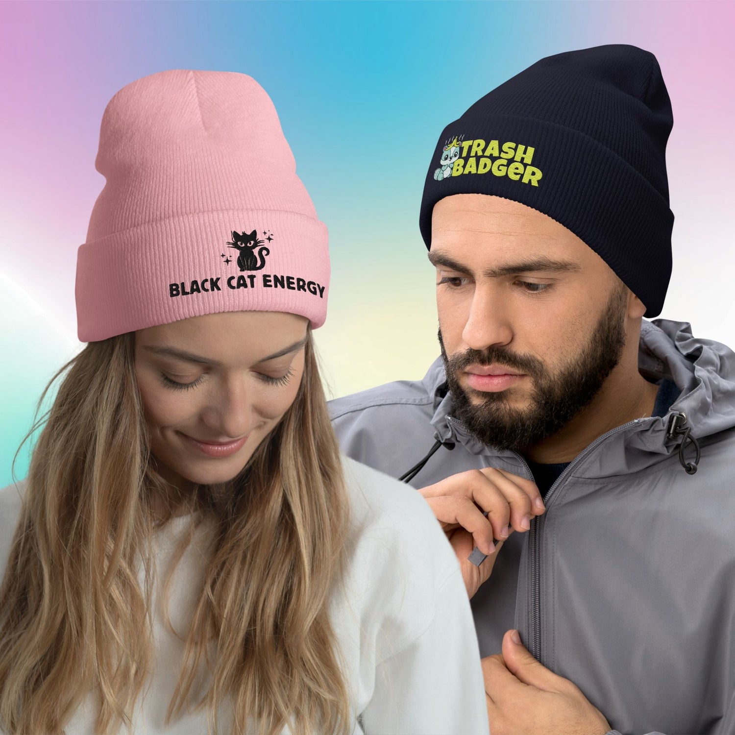 fun unique beanies