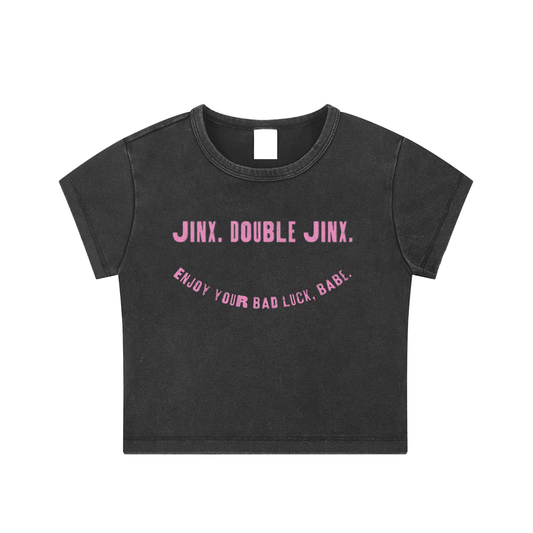 Jinx. Double Jinx. - Washed Baby Tee