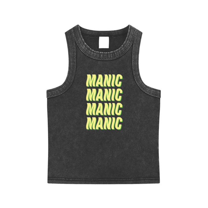 Manic Manic Manic Manic - Washed Tank Top