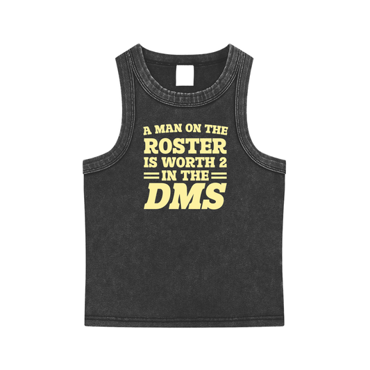 Man on the Roster - Washed Tank Top