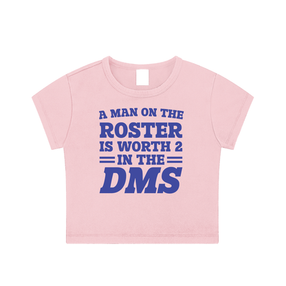 Man on the Roster - Washed Baby Tee