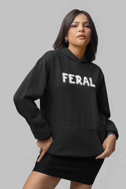 Feral Hot Metal - Organic Cotton Hoodie (unisex)