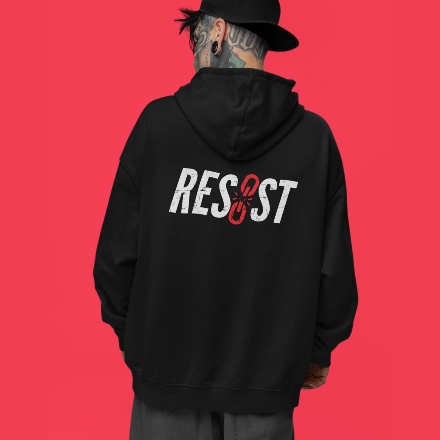 RESIST - Organic Cotton Hoodie (unisex)